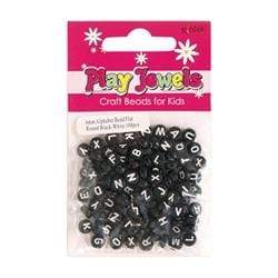 AussieSuperStore Jewellery Making Supplies Alphabet Cube Beads (in 3 colours) Alphabet Cube Beads | Jewellery Making Beads | Kids Beads